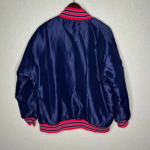 Seattle Mariners X Gonzaga Satin Quilt Lined Bomber Jacket Medium - Picture 4 of 6